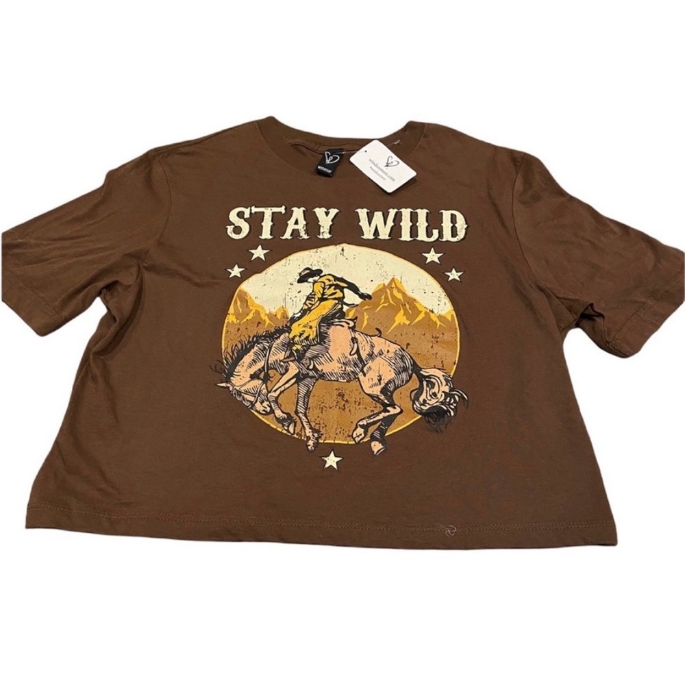 Windsor crop tee shirt
